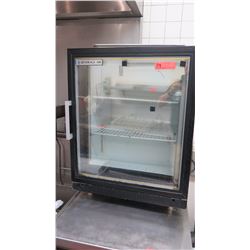 Mini Beverage-Air Glass Door Chiller/Refrigerator  24 x 22 x 31