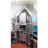 Image 2 : Stero Corner Commercial Conveyer Dishwashing System: Dish Machine Conveyor Unit, Dish Table w/Spraye