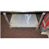 Image 3 : Square Stainless Steel Utility Table w/Undershelf - 36 x 30 x 26.5 H