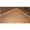 Image 8 : Large Area Rug - Sand/Rose/Sage Colors (99"L x 137"W) - Well-worn along edges