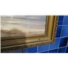 Image 2 : Framed Art:  Sailboat on Shore (23.5 x 17.5"), Gilt Frame (Artist Tsikaraki?)