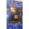 Image 1 : Wall Mirror w/Gilt Frame (21.5"L x 25"W)