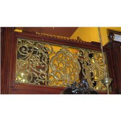 1-Piece Cast Iron Scrollwork Railing Accent - Section Measures (63"L x 29"W)