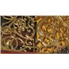 Image 3 : 1-Piece Cast Iron Scrollwork Railing Accent - Section Measures (63"L x 29"W)