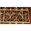 Image 3 : 1-Piece Wrought Iron Scrollwork Railing Accent - Section Measures (100"L x 26.5"W)