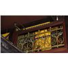 Image 1 : 1-Piece Wrought Iron Scrollwork Railing Accent - Section Measures (53" x 26.5"W)