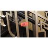 Image 2 : 2-Piece Wrought Iron Scrollwork Railing Accents - Sections Measure (55"L x 25.5"W) (59"L x 25"W)