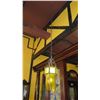 Image 2 : Moroccan Yellow Chandelier (53"H) - Greenish Tint, Comes w/5-ft Chain
