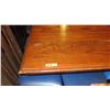 Image 2 : Long Rectangular Hardwood Dining Table w/ 10 Chairs (42"L x 90.5"W)