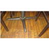Image 2 : Rectangular Hardwood Table w/Metal Base  40x30x27.5"H