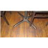 Image 2 : Rectangular Hardwood Table w/Metal Base 30x27x27.5"H