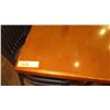 Image 2 : Rectangular Hardwood Table w/Metal Base 42 x 30 x 27.5"