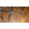 Image 2 : Rectangular Hardwood Table w/Metal Base 30 x 27 x 27.5"H
