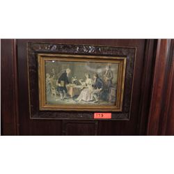 Framed Art: Regency Dinner Party Scene 20 x 14.5