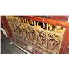 Image 1 : 2-Piece Wrought Iron Scrollwork Railing Accent - (56.5"L x 30.5"W) (123"L x 29"W)
