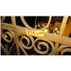 Image 2 : 2-Piece Wrought Iron Scrollwork Railing Accent - (56.5"L x 30.5"W) (123"L x 29"W)