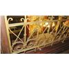 Image 4 : 2-Piece Wrought Iron Scrollwork Railing Accent - (56.5"L x 30.5"W) (123"L x 29"W)