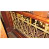 Image 3 : 1-Piece Wrought Iron Scrollwork Railing Accent - Section Measures (123"L x 29"W)