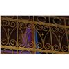 Image 3 : 1-Piece Wrought Iron Scrollwork Railing Accent - Section Measures (110.5"L x 30"W)