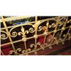 Image 3 : 3-Piece Wrought Iron Scrollwork Railing Accent - (26.5"L x 28.5"W), (89"L x 28.5"W), (31.5"L x 28.5"
