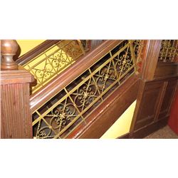 2-Piece Wrought Iron Scrollwork Railing Accent - (66"L x 22.5"W) (66"L x 22.5"W)