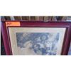 Image 2 : Antique Black and White Print: Victorian Era (Women and Man w/Crown) 18.5x21