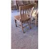 Image 8 : Qty 6 Matching Hardwood Chairs - Dark Brown 35.5" H