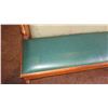 Image 2 : Wooden Banquette Seat w/ Padded Seat & Backrest - 58"L x 21"W x 39.5" H