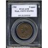 Image 1 : 1783 1C Washington Unity States Cent AU58 PCGS.