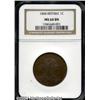 Image 1 : 1804 1C Restrike MS64 Brown NGC.