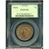Image 1 : 1820 1C Large Date MS64 Red and Brown PCGS.
