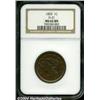Image 1 : 1853 1C MS62 Brown NGC.