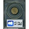 Image 2 : 1858 1C Small Letters MS64 PCGS.