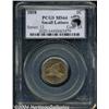 Image 1 : 1858 1C Small Letters MS64 PCGS.