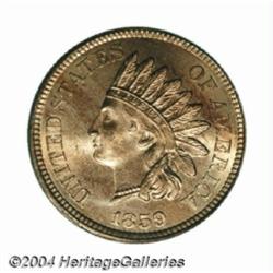 1859 1C MS65 PCGS.