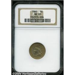1860 1C MS65 NGC.