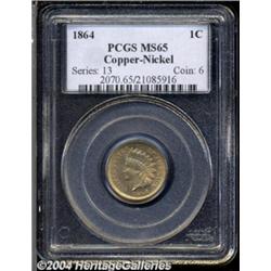 1864 1C Copper-Nickel MS65 PCGS.