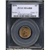 Image 1 : 1870 1C MS64 Red and Brown PCGS.