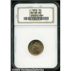 1876 1C MS65 Red NGC.