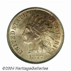 1877 1C MS64 Red PCGS.