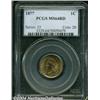 Image 3 : 1877 1C MS64 Red PCGS.
