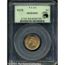 1878 1C MS64 Red PCGS.