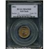 Image 1 : 1881 1C MS65 Red PCGS.