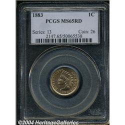 1883 1C MS65 Red PCGS.