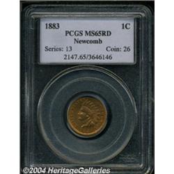 1883 1C MS65 Red PCGS.