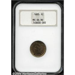 1883 1C MS66 Red NGC.