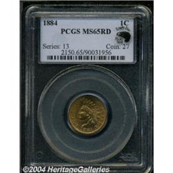 1884 1C MS65 Red PCGS.