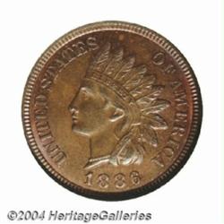 1886 1C Type Two MS66 Brown NGC.