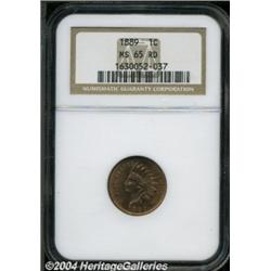 1889 1C MS65 Red NGC.