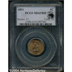 1891 1C MS65 Red PCGS.